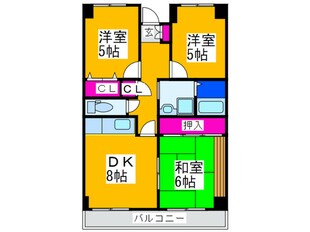 プレスト・コ－ト弐番館の物件間取画像